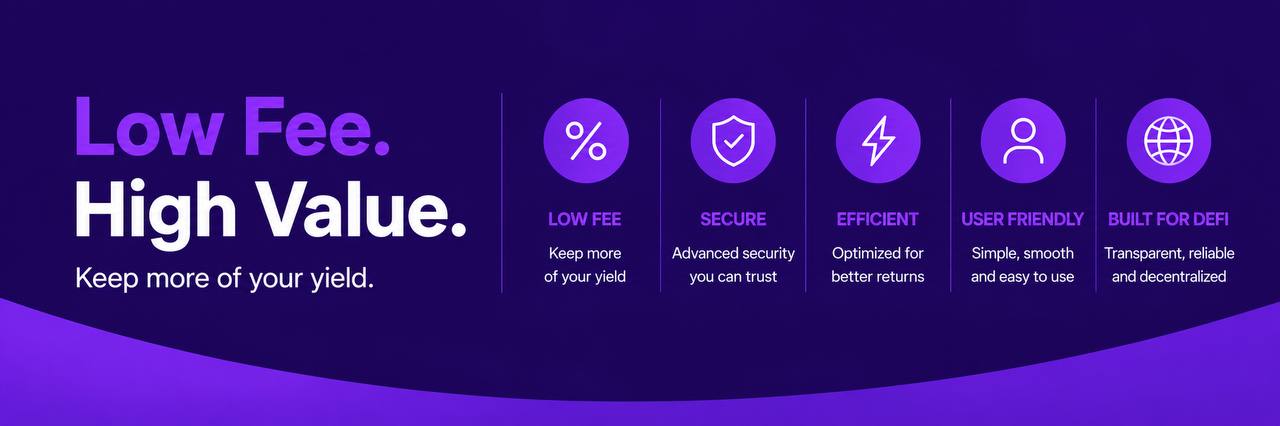 YLDLOCK Fee Structure - Transparent & Competitive Fees